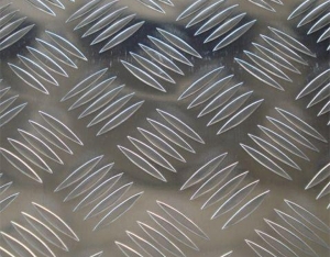 Anti slip aluminum plate