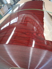 Kunshan Wood Grain Color Coated Aluminum Roll Price